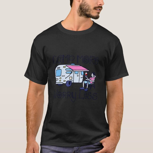 Camiseta Campamento Preocúpate Menos Camg (Anverso)