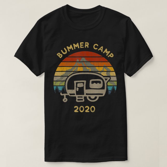 Camiseta Campamento Retro Bummer 2020 (Diseño del anverso)