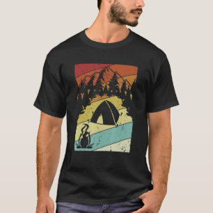 Camiseta Campamento Retro Glamour Camper Camping