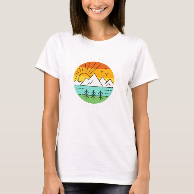 Camiseta Campamento RV Camping Natural Forest Camper Advent (Anverso)