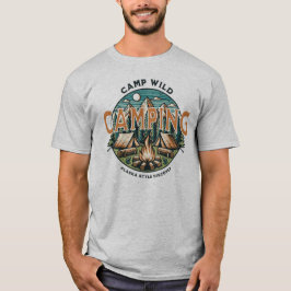 Camiseta Campamento salvaje al estilo alaska