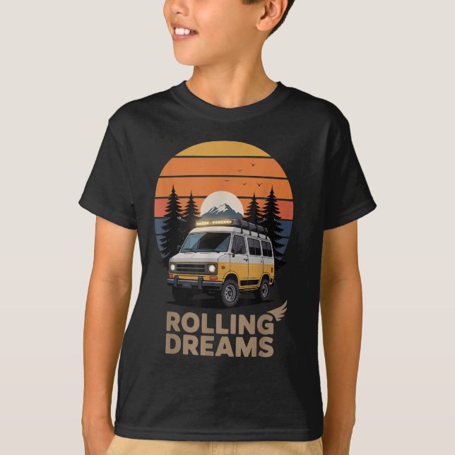 Camiseta Campamentos de Rolling Dreams Glamando Rv Adv (Anverso)