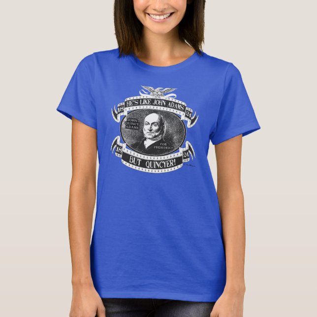 Camiseta Campaña 1824 de John Quincy Adams (Anverso)