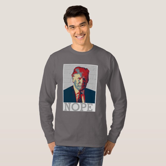 Camiseta Campaña contra Donald Trump | NOPE 2016 (Anverso completo)