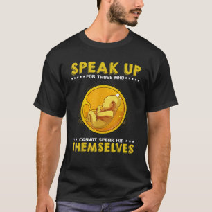 Camiseta Campaña de activistas pro vida contra el aborto