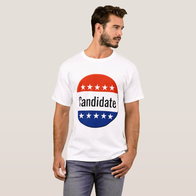 Camiseta Campaña de candidatos personalizados para las elec (Anverso completo)