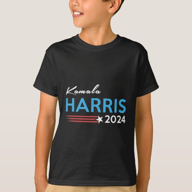 Camiseta Campaña de Harris 2024 Para Presidente 3 (Anverso)