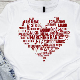 Camiseta Campaña de la banda Word Cloud Tshirt