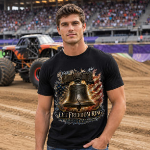 Camiseta Campana de la Libertad América 250 Años de Liberta