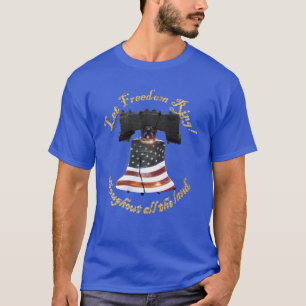 Camiseta Campana de la libertad con bandera estadounidense