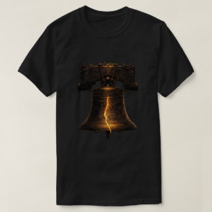 Camiseta Campana de la Libertad Símbolo Patriótico de la Li