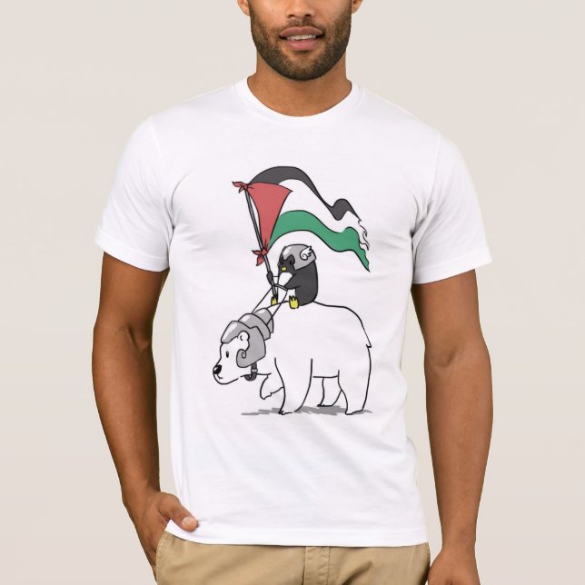 Camiseta Campaña de la solidaridad de Palestina del (Anverso)