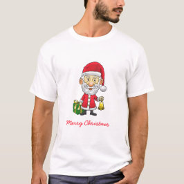 Camiseta Campana de Navidad con Santa