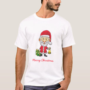 Camiseta Campana de Navidad con Santa
