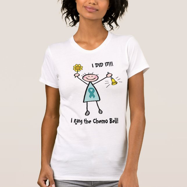 Camiseta Campana de Quimioterapia - Cáncer cervical (Anverso)