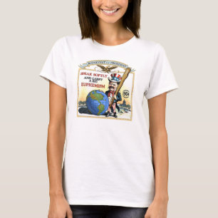 Camiseta Campaña de Teddy Roosevelt 1904 (camisa ligera de