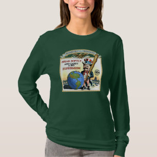 Camiseta Campaña de Teddy Roosevelt 1904 (camisa oscura de