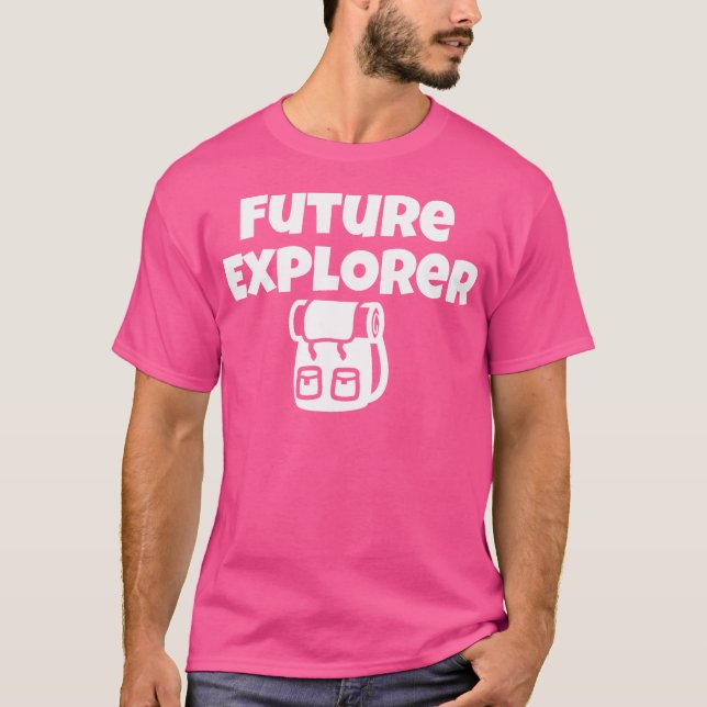 Camiseta Campaña de viaje de futuros exploradores para niño (Anverso)