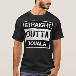 Camiseta Campaña de Vintage directa fuera de Douala Camerún