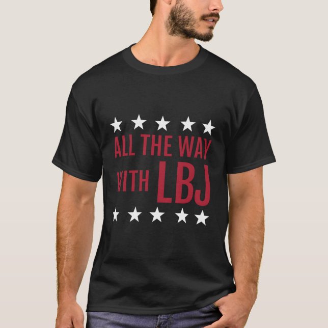 Camiseta Campaña demócrata de Lyndon Baines Johnson (Anverso)
