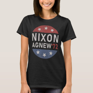 Camiseta Campaña electoral de Richard Nixon Agnew Nixon 197