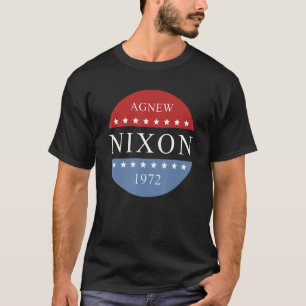 Camiseta Campaña electoral de Richard Nixon Agnew Nixon 197