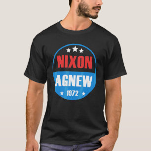Camiseta Campaña electoral de Richard Nixon Agnew Nixon 197