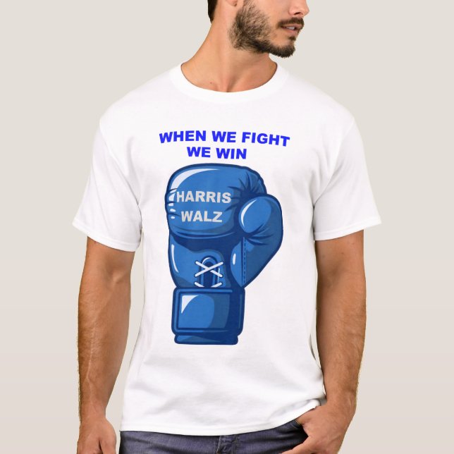 CAMISETA CAMPAÑA ELECTORAL HARRIS WALZ (Anverso)