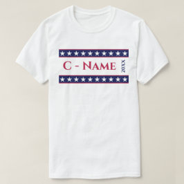 Camiseta Campaña electoral presidencial personalizada por p