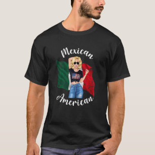 Camiseta Campaña Estadounidense Mexicana Bandera Estadounid