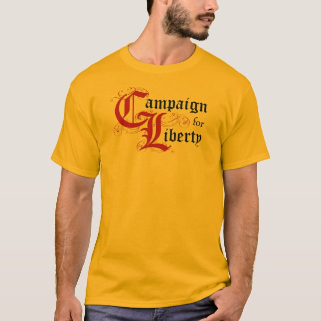 Camiseta Campaña para la libertad (pregúnteme alrededor:) (Anverso)