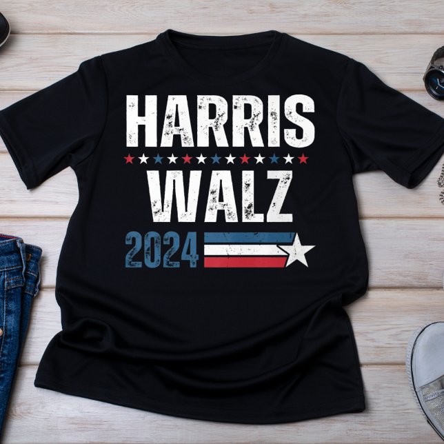 Camiseta Campaña patriótica de Harris Walz 2024 (Subido por el creador)