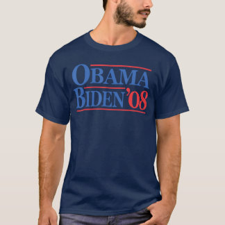Camiseta Campaña retro deteriorada vintage Obama 08