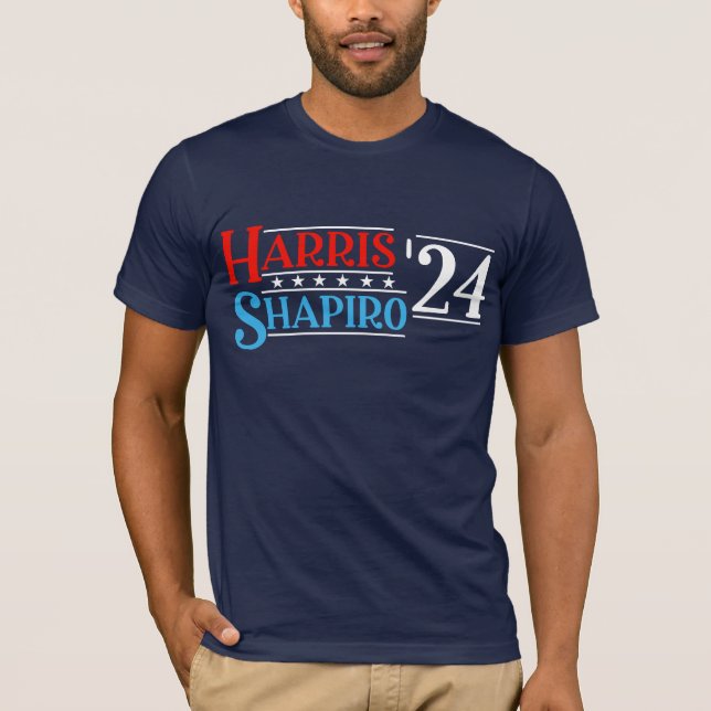 Camiseta Campaña Retro Harris Shapiro 2024 (Anverso)