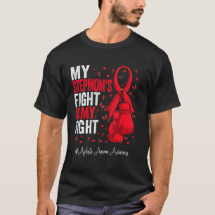Camiseta Campaña Roja Madrastra Anemia Aplásica Conciencia