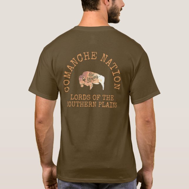 CAMISETA CAMPAÑA "SER FUERTES" DE NATIVAS - COMANCHE (Reverso)