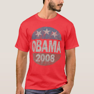 Camiseta Campaña Vintage Barack Obama 2008