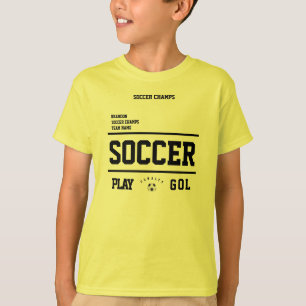 Camiseta Campañas de fútbol niños de equipo de jugadores pe