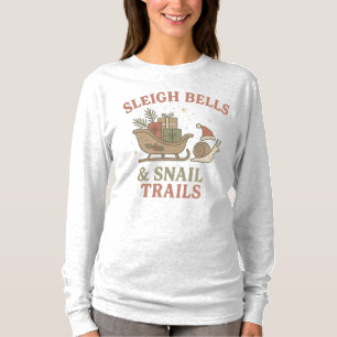 Camiseta Campanas de Trineo y Senderos de Caracol Mujer Man