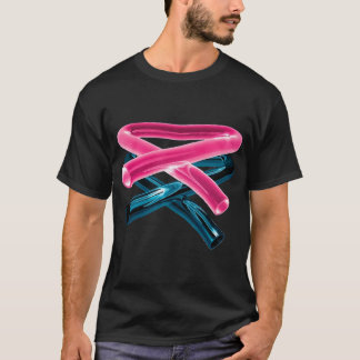 Camiseta Campanas de tubo rosas