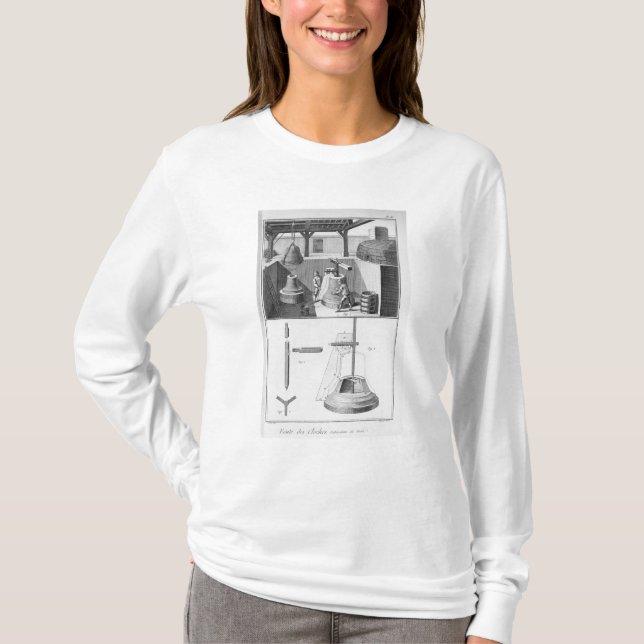 Camiseta Campanas del bastidor, ilustracion de (Anverso)