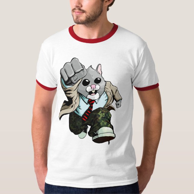 Camiseta Campanero de la rabia del hámster (Anverso)