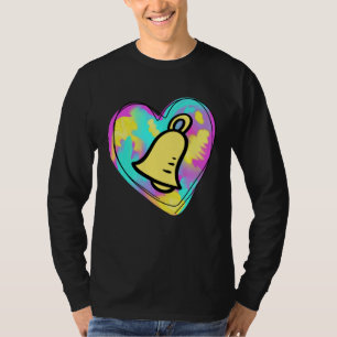 Camiseta Campanero de Mano Corazón Pintado Multicolor