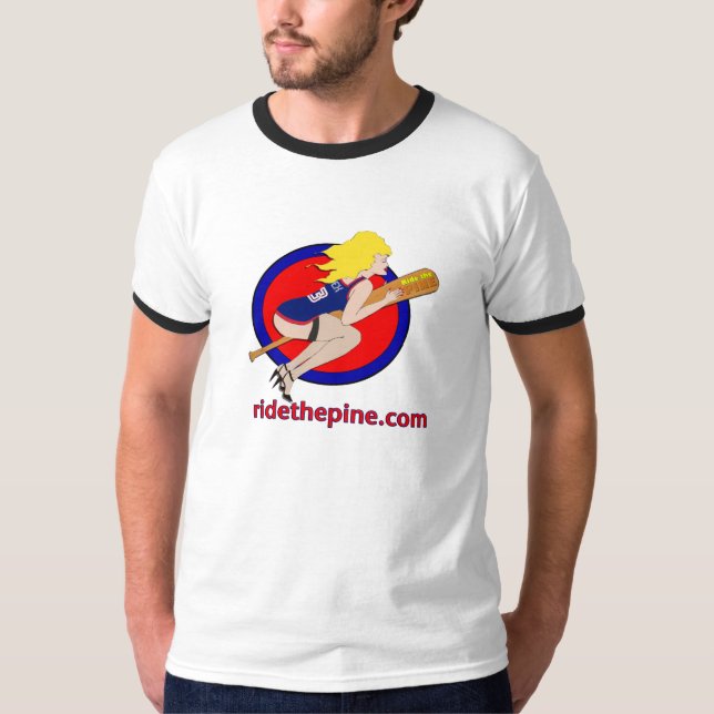 Camiseta Campanero de RideThePine (Anverso)