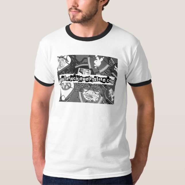 CAMISETA CAMPANERO DEL ACANTILADO DE LA PÚA DE GUITARRA (Anverso)