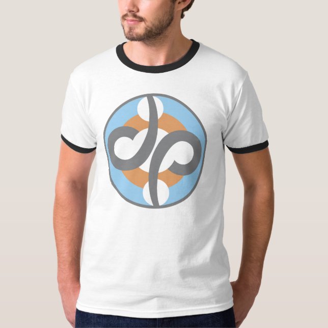Camiseta Campanero del logotipo del planeta del Decaf (Anverso)