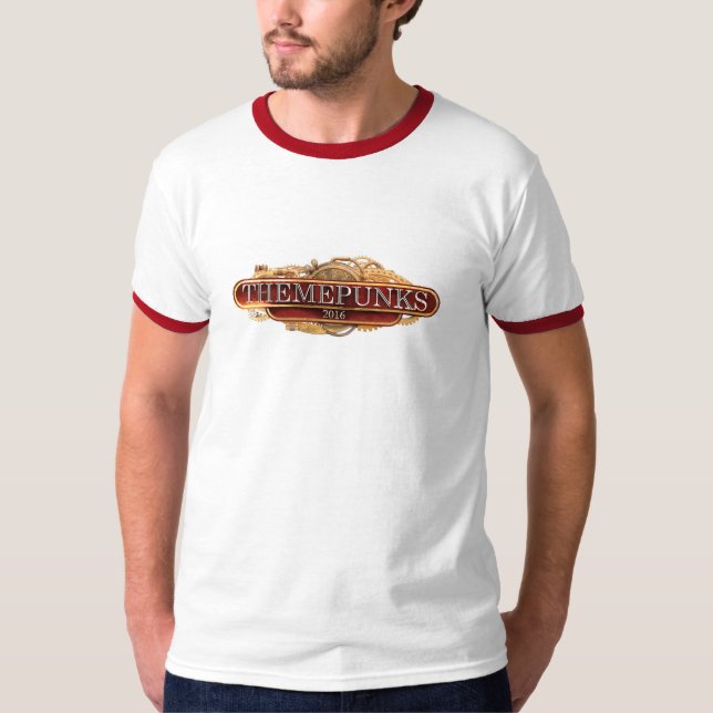 Camiseta Campanero del rojo de la carpa de los hombres (Anverso)