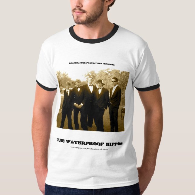 Camiseta Campanero impermeable oficial de los hipopótamos (Anverso)