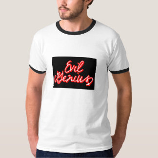 Camiseta Campanero negro/rojo del genio malvado
