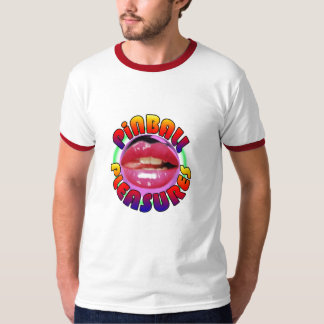 Camiseta Campanero rojo T de los placeres del pinball